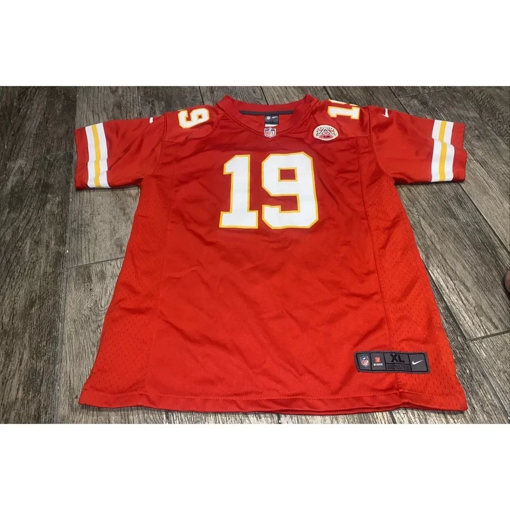 Nike Kansas City Chiefs Jersey #19 Maclin Youth Boys‎ Sz XL 18/20